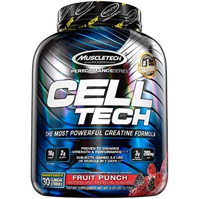 Creatine Monohydrate Powder | MuscleTech Cell-Tech Creatine Powder | Post Workou
