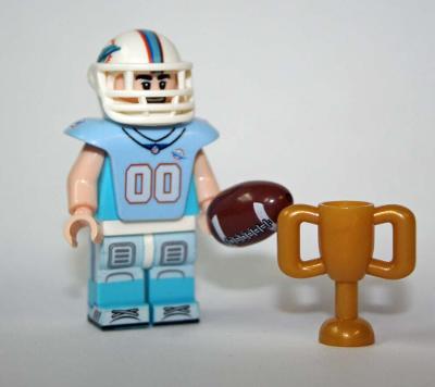 Miami Dolphins NFL Football Custom minifigure  Toys Mini Figure
