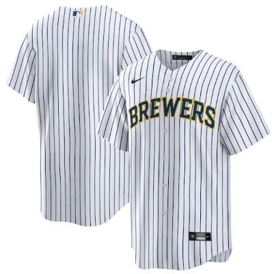 Milwaukee Brewers Home Team Jersey White