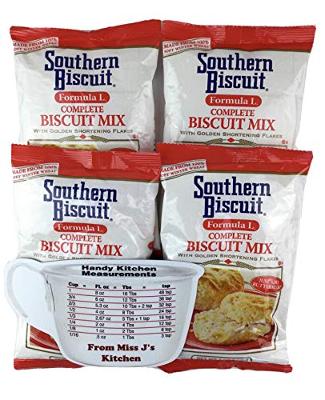 Southern Biscuit Formula L Complete Mix 7 Oz (4 Bags) with Miss Js Handy Kitche