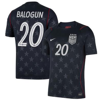 Folarin Balogun Jersey #20 USMNT 2026 World Cup Match Stitched Stars Soccer