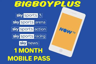 NOW TV Sky Sports - 1 Month Mobile Pass