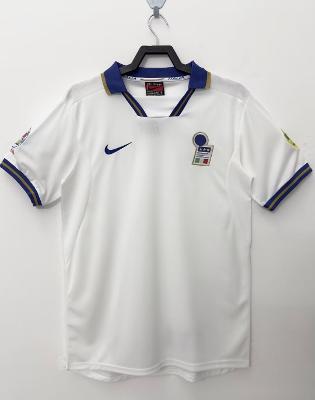 Italy 1996 Away Retro Jersey  Men, White
