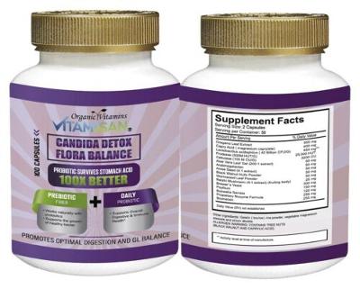 Pastillas para candida hongo asesino rpido candidiasis y detox 100 cpsulas #1