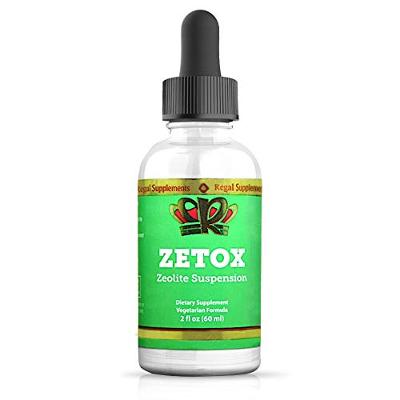 ZETOX | Easy to Take Liquid Zeolite Suspension with B-12 & D3 | Natural Energy &