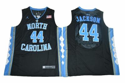 Men's North Carolina Tar Heels #44 Justin Jackson NCAA Basketball Black Jersey