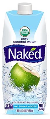 Naked Juice 100% Organic Pure Coconut Water, USDA Organic Certified, NON GMO Pro