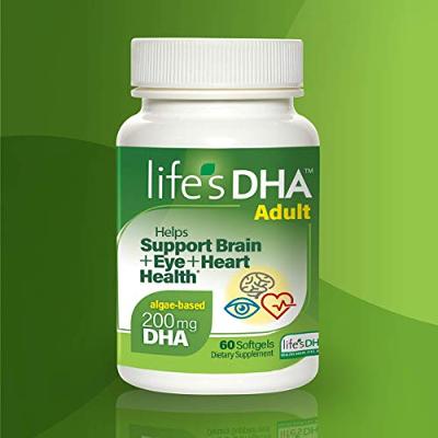Lifes DHA All-Vegetarian DHA Dietary Supplement | Supports a Healthy Brain, Eye