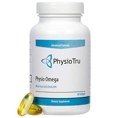 Physio Omega 3 DPA, DHA, EPA Wild Caught Pure Menhaden Fish Oil Supplement, 60 S