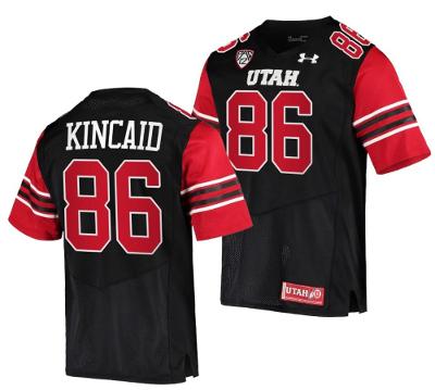 Men's Utah Utes #86 Dalton Kincaid Jersey College Black