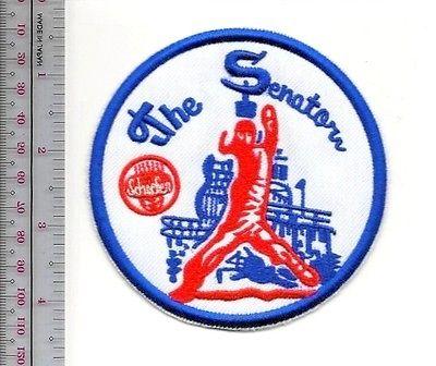 Beer Baseball Washington DC Senators & Schaefer Beer mid 1950's AL Promo Patch