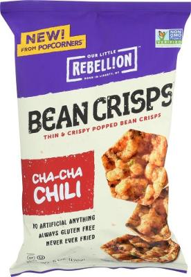 POP BEAN CRISP, CHILI , Pack of 12