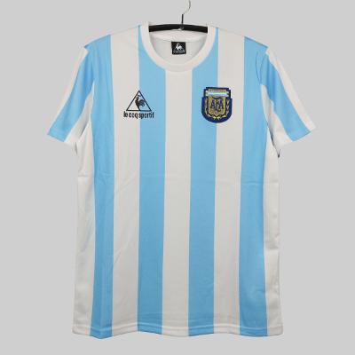 Maradona 10 Argentina 1986 Retro Jersey  Men