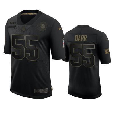Vikings Anthony Barr Limited Jersey Black 2020 Salute To Service