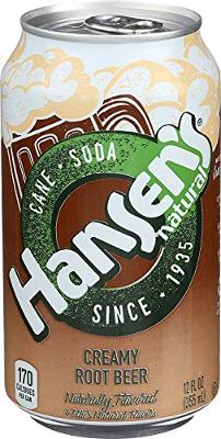 Hansen's Natural Soda - Root Beer - 12 ounce (Pack of 12)