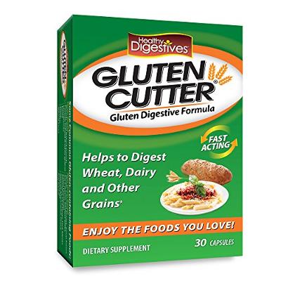 Healthy Digestives Gluten Cutter Enzyme Formula - Helps Improve your Bodies Glut