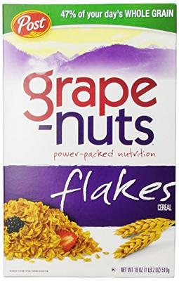 Grape-Nuts Flakes Cereal, 18 oz