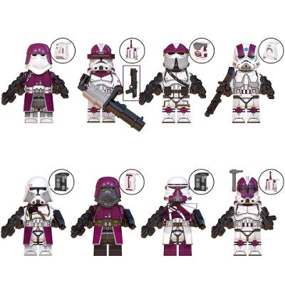 8pcs Star Wars Nova Corps Marines Minifigures Toy