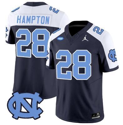 Men's Omarion Hampton Jersey #28 North Carolina Tar Heels Vapor Limited College