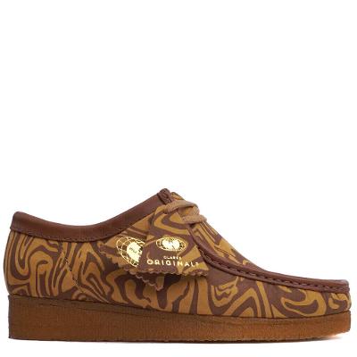 Clarks Originals X Wu Wear X Wu Tang Clan Wallabee Men's Brown Leather 26147073