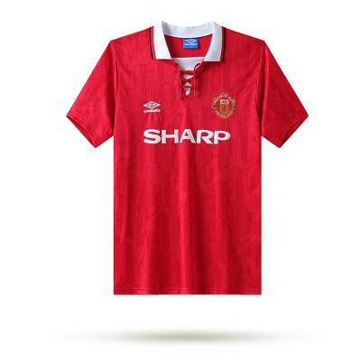 Manchester United 1992-1994 Home Men Retro Jersey  Red