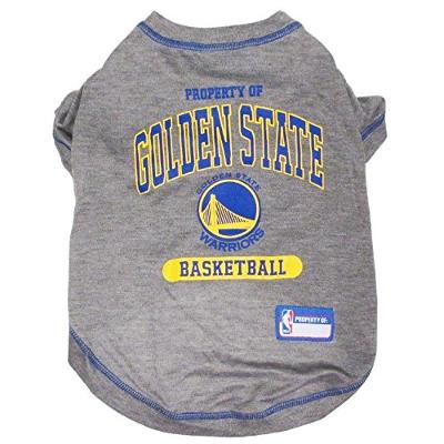 Pets First NBA Golden State Warriors Pet Tee Shirt, X-Small