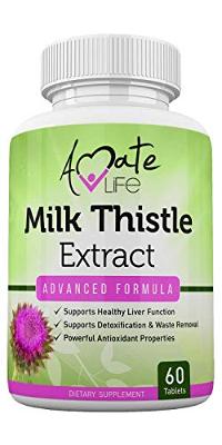 Milk Thistle Extract Liver Support Supplement Cleanse Detox & Repair Formula 80%