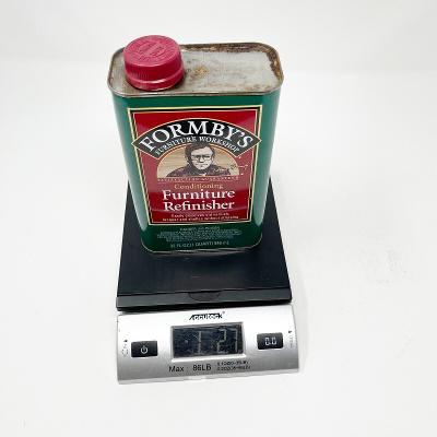 (1) Formby's Conditioning Furniture Refinisher 32 FL OZ - USED 65% FULL, Rusted