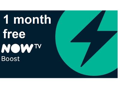 NOW TV BOOST (HD) (MULTIPLE DEVICES)  1 MONTH CODE EMAIL DELIVERY 