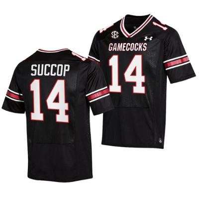 Men's South Carolina Gamecocks Ryan Succop #14 College Football Jersey Black