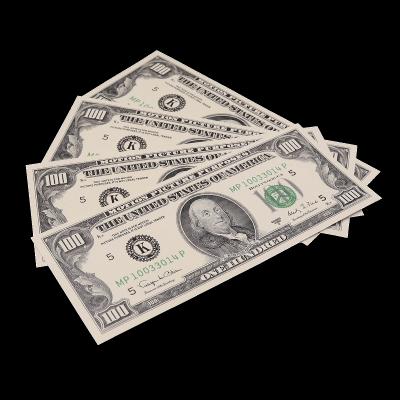4x $100 Bills - $400 - 1990s Style Full Print Prop Money