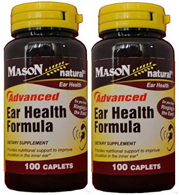 Mason Natural Advance Ear Health Formula Bioflavonoids Plus 100 Caplets per Bott