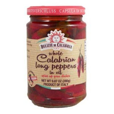 Hot long calabrian peppers