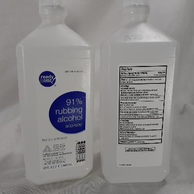 Isopropyl alcohol 91% 32 oz One bottle