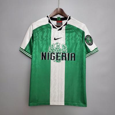 Okocha 10 Nigeria 1996 Home Retro Jersey  Men Green