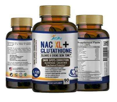 Glutathione Whitening Pills - Dark Spots & Acne Scar Remover MADE IN USA 100% GT