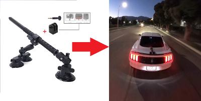 Car Invisible Panoramic Selfie Stick For GoPro Max Insta360 One R X2