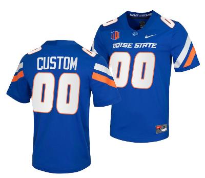 Custom Boise State Broncos Jersey Name and Number NCAA College Football Royal