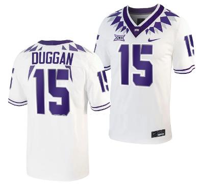 TCU Horned Frogs Max Duggan Jersey Untouchable College Football Game White #15