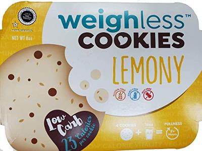 Weighless Cookies Lemony Chocolate Chip Cookies 18 Cookies Per Pack