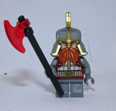 Lord Dain Iron Foot Dwarf LOTR Lord of the Rings Hobbit  Toys Minifigure