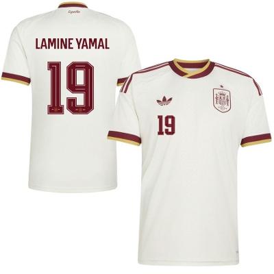 Spain Lamine Yamal #19 Away 2026 World Cup Jersey Fan Version
