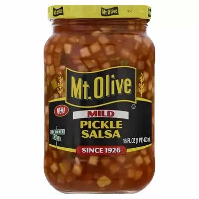 ''Mt. Olive Mild Pickle Salsa , 16 Oz, Pack Of 4 Glass Jars''