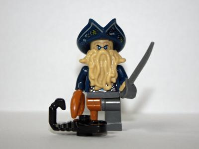 Davy Jones Pirates of the Caribbean Custom minifigure  Toys Mini Figure