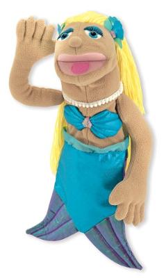 Melissa & Doug Mermaid Puppet With Detachable Wooden Rod for Animated Gestures