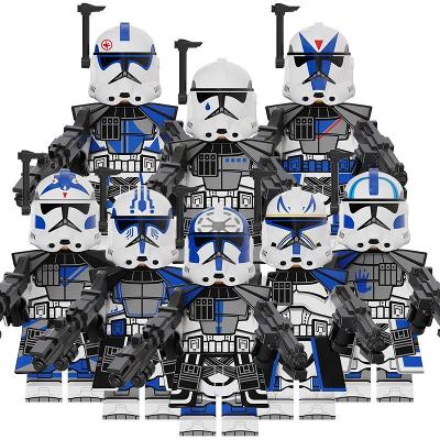 8pcs Star Wars ARC Troopers Rex, Fives, Hardcase, Kix & Tup Minifigures