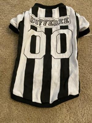 Pet Tee - Dog Tshirt Rufferee -size M