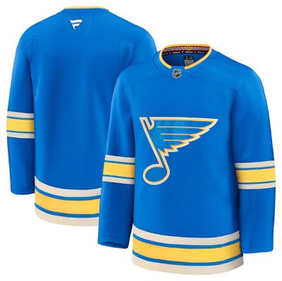 Men's St. Louis Blues Blank Blue 2024-25 Alternate Hockey Jersey