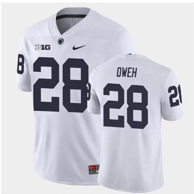 Penn State Odafe Oweh Jersey #28 College Football Game White With Name