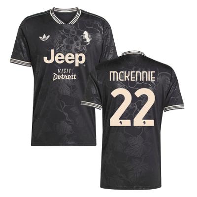 McKennie 22 Juventus 2025-26 Third Match Jersey  Black
